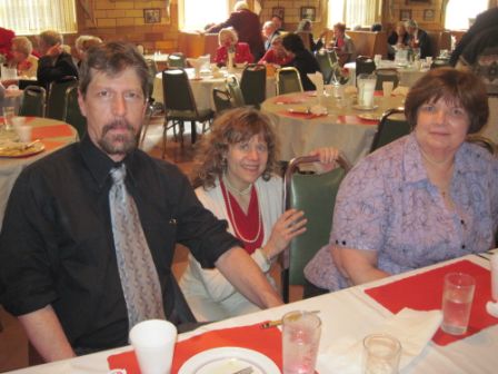 Jonathan Shea, Recipient with Deborah Krawiec and Barbara Gancarz