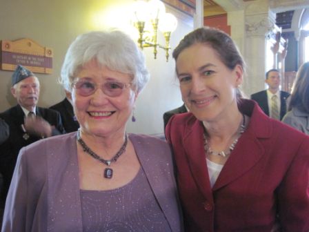 Krystyna Slowikowska Farley with Former Secy. of State Susan Bysiewicz